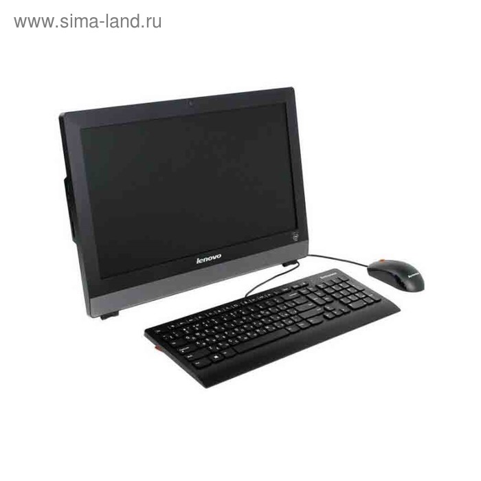 Моноблок Lenovo S200z 19.5"Cel J3060(1.6)/4Gb/500Gb/CR/FreeDOS/клавиатура/мышь/Cam/черный - Фото 1