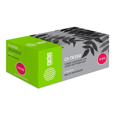 Тонер - картридж Cactus CS-TK350, чёрный, для Kyocera Mita FS-3920/3920DN, 15000 стр.