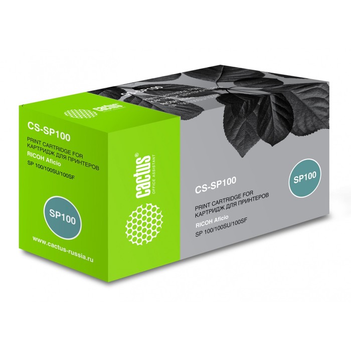 Тонер - картридж Cactus CS-SP100, чёрный, для Ricoh SP100/100SU/100SF, 2000 стр.