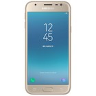 Смартфон Samsung Galaxy J3 (2017) SM-J330F 16Gb золото 4G 2Sim 5"720x1280 7.0 13Mpix micSD - Фото 1