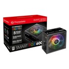 Блок питания Thermaltake ATX 600W Smart RGB 600 80+ (24+4+4pin) APFC 120mm fan color - Фото 4
