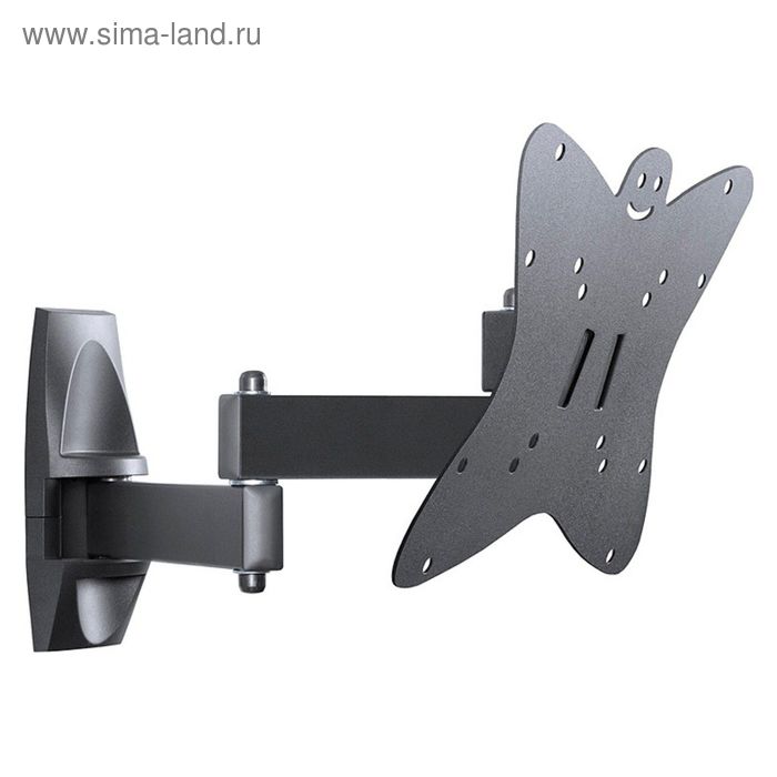 Кронштейн Holder LCDS-5038, для ТВ, 20"-37", до 30 кг, цвет металлик - Фото 1