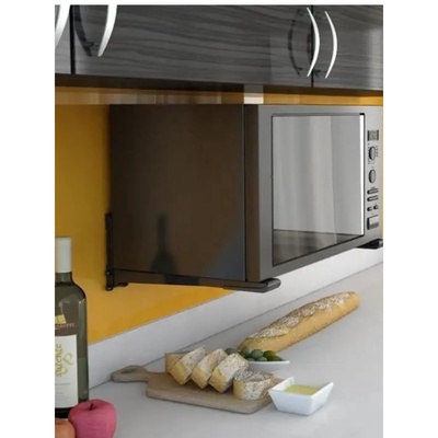 Кронштейн для СВЧ Holder MWS-2003, настенный, фиксированный, до 40 кг, чёрный