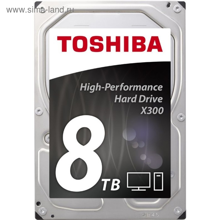 Жесткий диск Toshiba X300 8Tb (HDWF180UZSVA) SATA-III - Фото 1