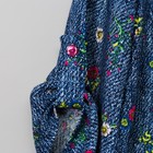 Платье женское Сантина цвет тёмно-синий, принт цветы, р-р 46 - Фото 4
