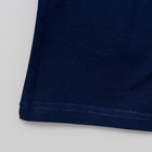 Комплект женский (футболка, шорты) Квин цвет тёмно-синий, р-р 42 - Фото 4
