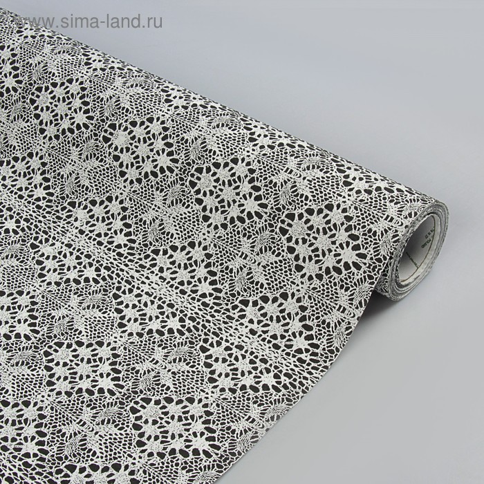 Бумага упаковочная крафт, бело-чёрный, 0,5 х 10 м - Фото 1