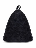 Шапка для бани и сауны «Классическая», полиэфир 70%, шерсть 30%, тёмная, «Добропаровъ» - Фото 4