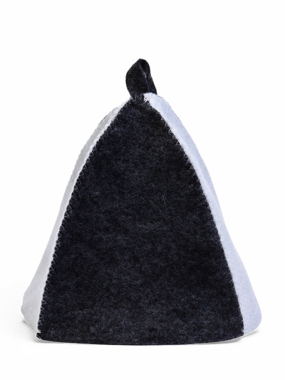 Шапка для бани и сауны, комбинированная «Классическая», полиэфир 70%, шерсть 30%, «Добропаровъ»