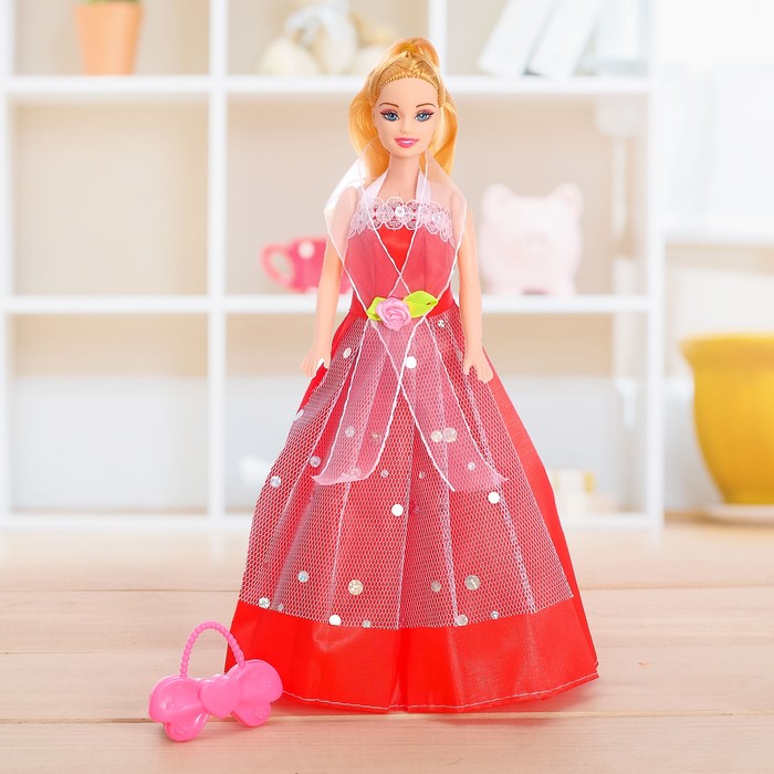 Кукла-модель «Милена» в пышном платье с аксессуарами, МИКС - фото 1886303029