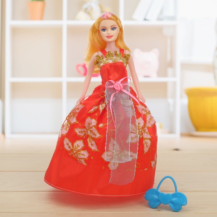 Кукла-модель «Милена» в пышном платье с аксессуарами, МИКС - фото 1886303031