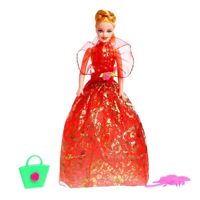 Кукла-модель «Яна» в платье с аксессуарами, МИКС - фото 1906920320