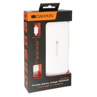 Внешний аккумулятор Canyon CNE-CPB130DG, 2 USB, 13000 мАч, индикатор батареи, белый - Фото 4