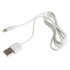 Кабель Canyon, Lightning - USB, 1А, провод 1 м, белый - Фото 2