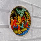 Тарелка декоративная «Сказка», с рисунком на холсте, D = 16 см - Фото 5