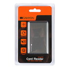 Картридер Canyon CNE-CARD2, USB 2.0, MS, SD, MMC, T-Flash, SDHC, Mini SD, RS-MMC, серый - Фото 5
