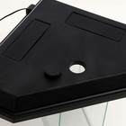 Аквариум «Дельта» угловой с крышкой, 100 л, 55×55×39,5/45.5 см, чёрный - Фото 2