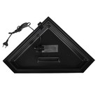 Аквариум «Дельта» угловой с крышкой, 100 л, 55×55×39,5/45.5 см, чёрный - Фото 6