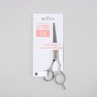 Ножницы парикмахерские с упором, лезвие — 6,5 см, цвет серебристый - Фото 5
