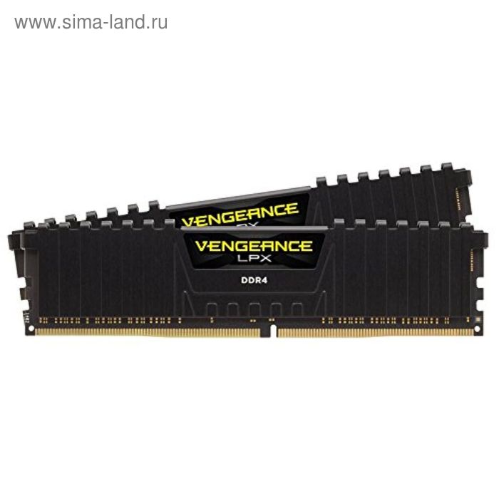 Память DDR4 16Gb 2400MHz Corsair CMK16GX4M2Z2666C16 RTL PC4-21300 DIMM 288-pin 1.2В - Фото 1