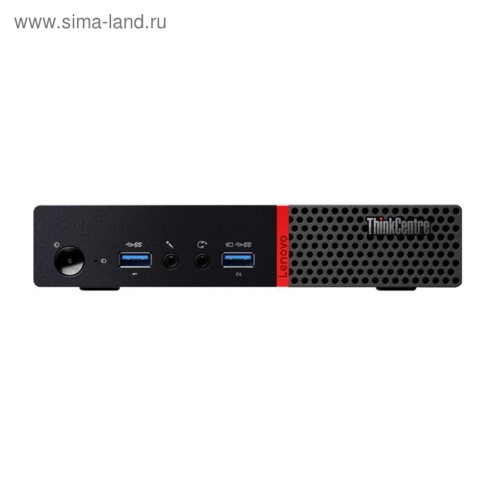 Компьютер Lenovo ThinkCentre M600 TINY slim P,J3710,4Gb,SSD128Gb,noOS,кл,мышь,черный - Фото 1