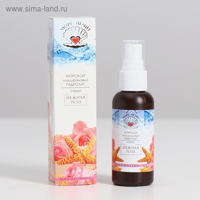 Гиалуроновый гидролат-спрей "МореЛечит" Нежная роза, 50 мл - Фото 1