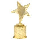 Наградная фигура: звезда литая «Ты звезда!«, 16,5 х 6,3 см, золото, пластик - Фото 3