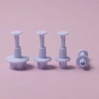 Плунжеры кондитерские Доляна «Ромашка», набор 4 шт.: d=3.3/2.4/2.1/2 см, пластик, белые - Фото 3