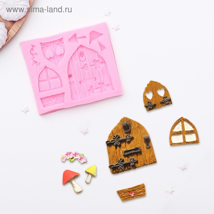 Силиконовый молд «Таинственная дверь», 10×8,5 см - Фото 1