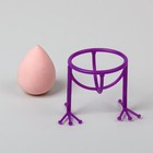Подставка для спонжа «Цыплёнок», цвет фиолетовый - Фото 1
