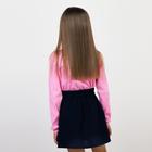 Школьная юбка для девочки, рост 128-134 см, цвет синий - Фото 6