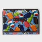 Короб стеллажный для хранения с крышкой «Эскимо», 38.5×25×24.5 см, синий - Фото 6