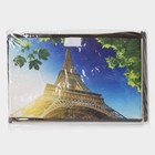 Короб стеллажный для хранения с крышкой «Эйфелева башня», 38×25×24 см - Фото 6