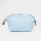 Косметичка на молнии, цвет голубой - Фото 2