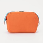 Косметичка на молнии, цвет оранжевый - Фото 2