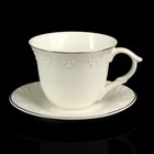 Сервиз керамический  кофейный «Цветок», 12 предметов: 6 чашек 200 мл, 6 блюдец d=12,5 см - Фото 2