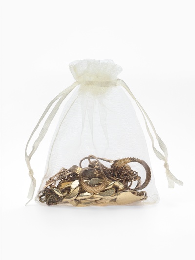 Мешочек подарочный, 7×9 см, бежевый