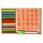 Набор для изучения счёта, палочки, плашки, досочка и маркер в наборе - Фото 2
