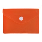 Папка-конверт на кнопке, А7, 180 мкм, Calligrata рифлёная, флуоресцентная, МИКС - Фото 13