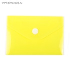 Папка-конверт на кнопке, А7, 180 мкм, Calligrata рифлёная, флуоресцентная, МИКС - Фото 5