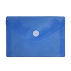 Папка-конверт на кнопке, А7, 180 мкм, Calligrata рифлёная, флуоресцентная, МИКС - Фото 8