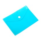 Папка-конверт на кнопке, А6, 180 мкм, Calligrata рифлёная, флуоресцентная, МИКС - Фото 4