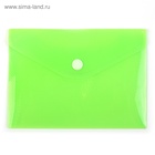 Папка-конверт на кнопке, А6, 180 мкм, Calligrata рифлёная, флуоресцентная, МИКС - Фото 7