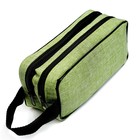 Пенал школьный 2 отделения "Джинс" на молнии, МИКС - Фото 3