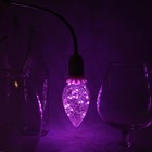 Лампа светодиодная декоративная "Шишка", G85, 3 Вт, E27, 130х85, розовый - Фото 3