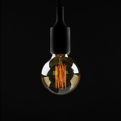 Лампа накаливания винтажная «Шар», G95, Е27, 40 Вт, 230 В, 135×95 мм, теплый белый