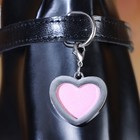 Адресник под записку «Сердечко», 3×3 см, металл, серебристый - Фото 8