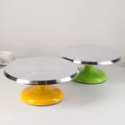 Подставка для торта вращающаяся «Лазурь», d=31 см, МИКС - Фото 5