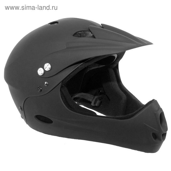 Шлем велосипедиста VENTURA Freeride/DH FullFace ABS-суперпрочный, размер  54-58см - Фото 1