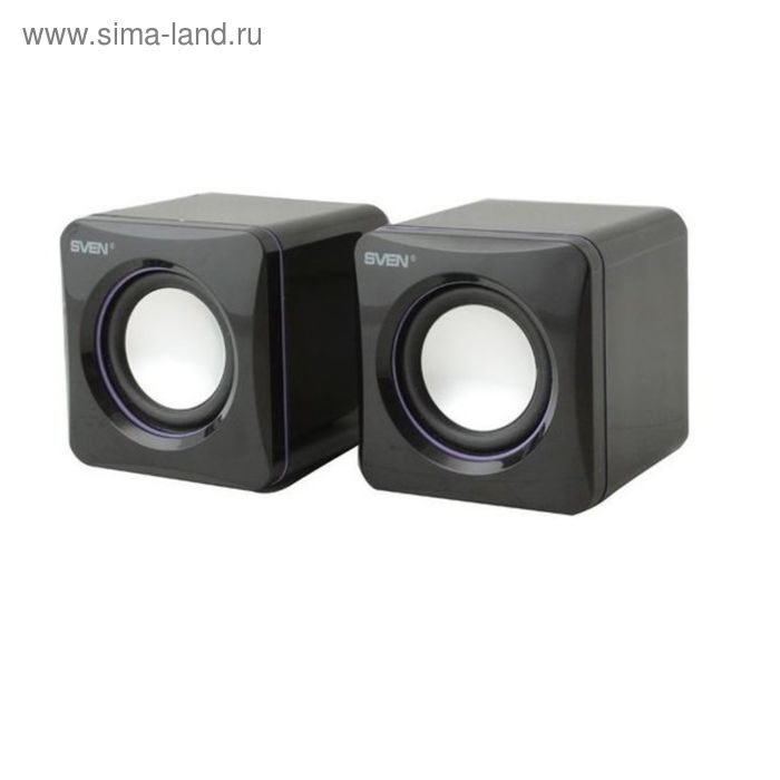 Акустическая система Sven 315, 2x2,5 Вт, USB, черная - Фото 1